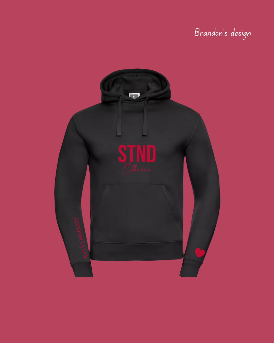 Valentines Edition Fleeced Hoodie | Premium Streetwear - STND Collective