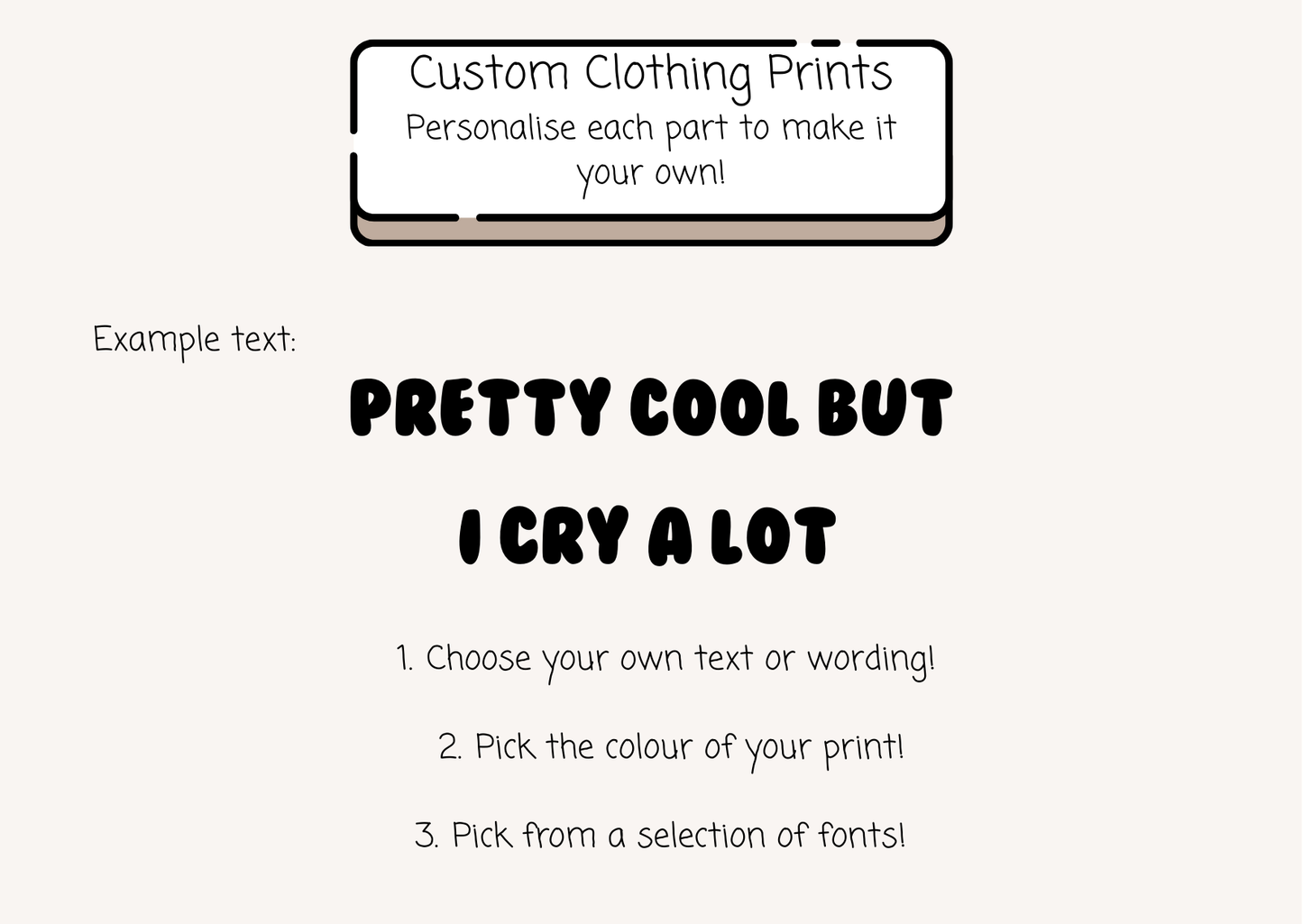 Custom Heat Transfer Vinyl Prints | Personalised Clothing Design