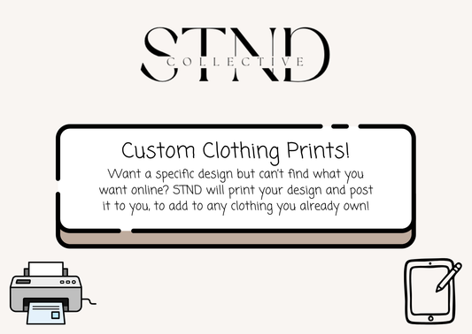 Custom Heat Transfer Vinyl Prints | Personalised Clothing Design